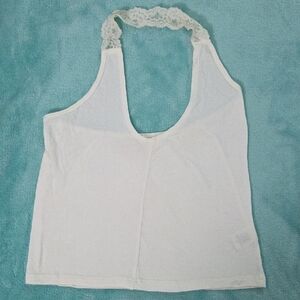 MOUCHETTE, White Lace Trim Tank Top🧿